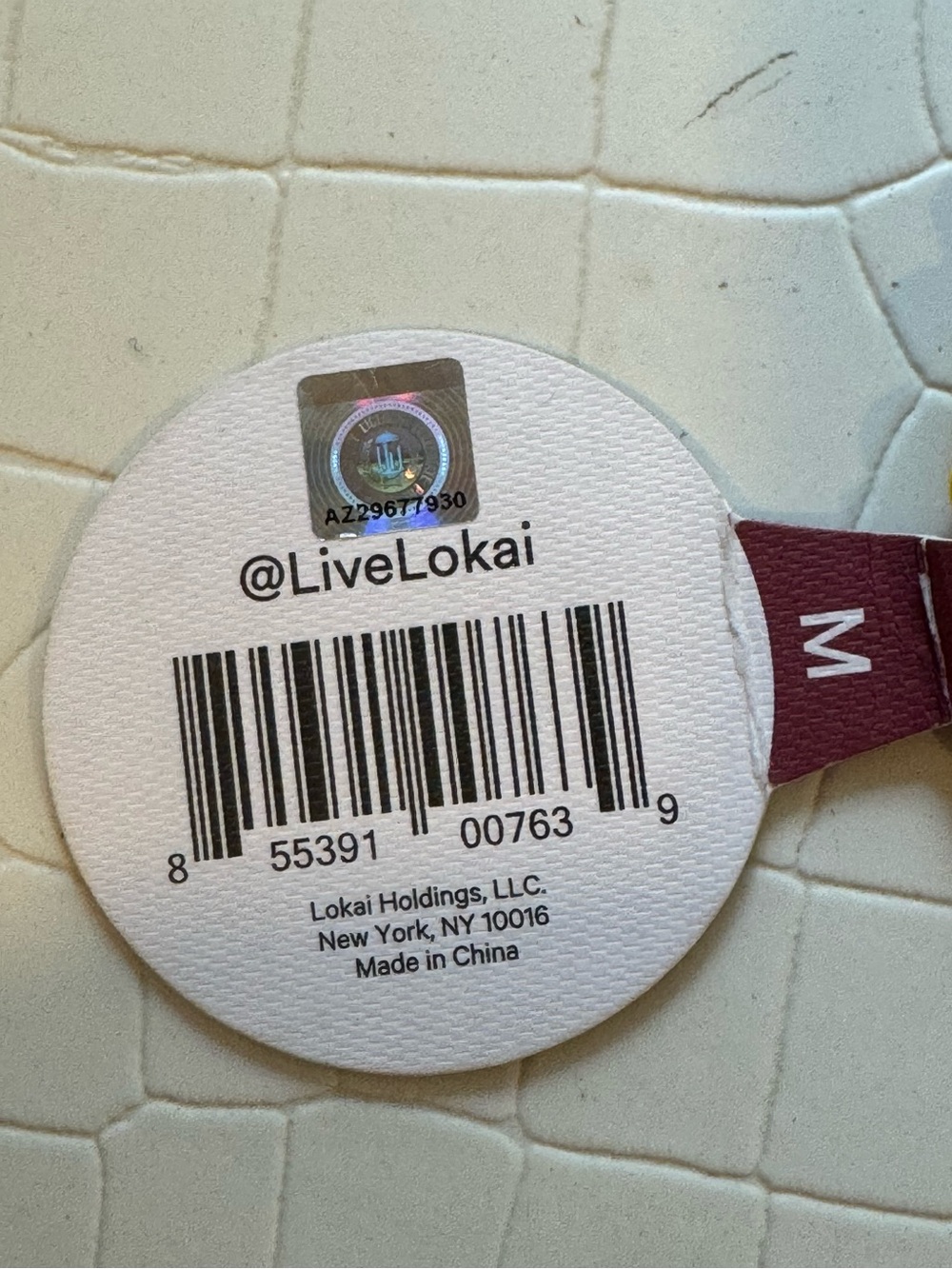 NWT! Lokai Arizona State University Maroon & Gold Balance Bracelet - Picture 7 of 7